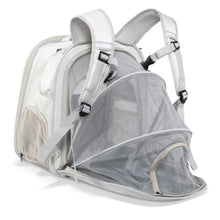 The Pawbella Expandable Lightweight Pet Backpack features mesh panels, adjustable straps, and multiple zippered compartments—ideal for comfortably carrying small pets on Australian adventures.