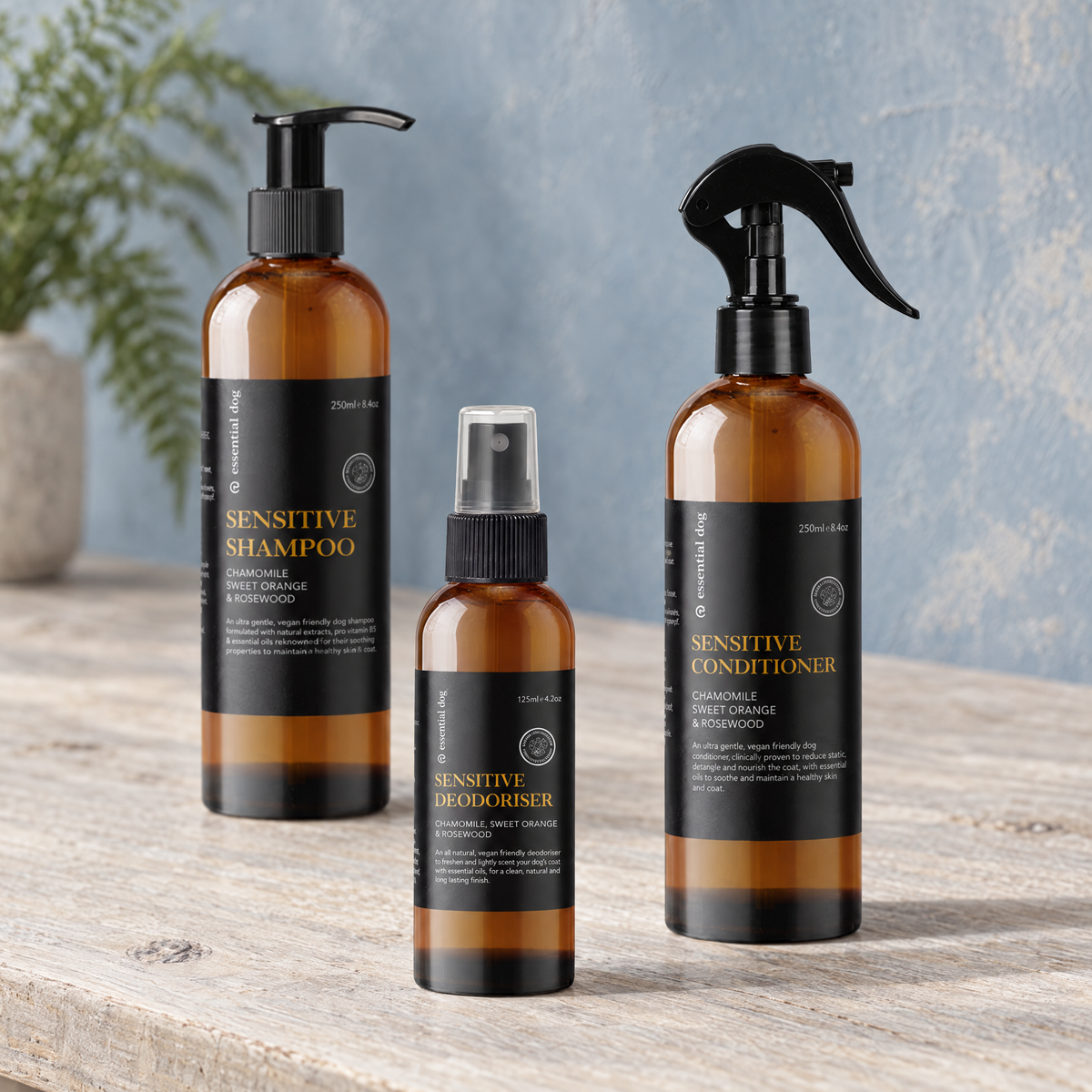Everyday Sensitive Care Bundle - Sensitive Shampoo, Conditioner & Dermal Scratch Spray