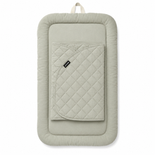 Khaki Pawbella Essential Pet Stroller plush cushion set with padded base and matching cover